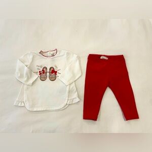 Cute matching set by MAYORAL in size 6 MONTHS! In great condition!